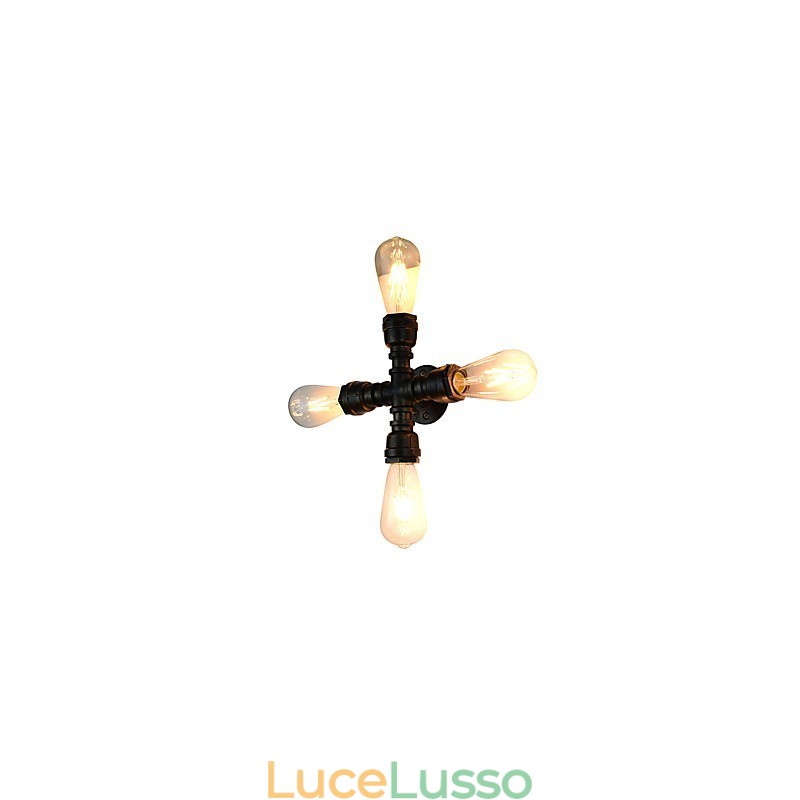 Rustic Lodge Tradizionale Classico Ottone Antico Caratteristica per Luci da Parete Luce Ambientale Applique
