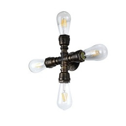 Rustic Lodge Tradizionale Classico Ottone Antico Caratteristica per Luci da Parete Luce Ambientale Applique