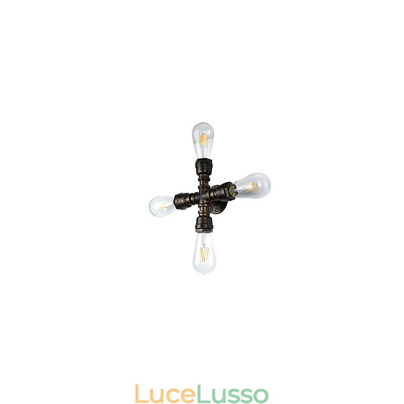 Rustic Lodge Tradizionale Classico Ottone Antico Caratteristica per Luci da Parete Luce Ambientale Applique