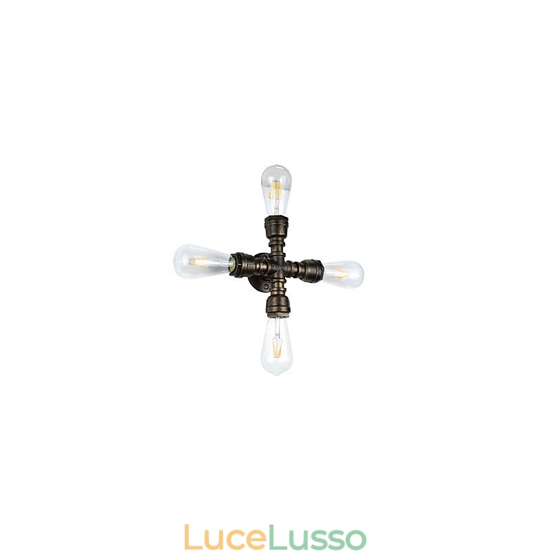 Rustic Lodge Tradizionale Classico Ottone Antico Caratteristica per Luci da Parete Luce Ambientale Applique