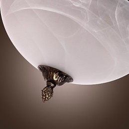 Lampada da soffitto di ispirazione antica con 2 luci