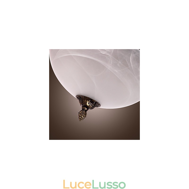 Lampada da soffitto di ispirazione antica con 2 luci