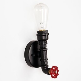 Rustic Lodge Moderno Contemporaneo Country Retro Pittura Caratteristica per Mini Stile Uplight Applique da Parete