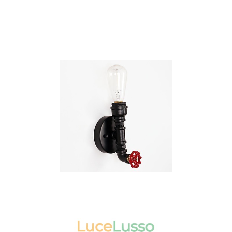 Rustic Lodge Moderno Contemporaneo Country Retro Pittura Caratteristica per Mini Stile Uplight Applique da Parete