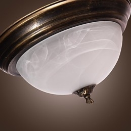 Lampada da soffitto di ispirazione antica con 2 luci