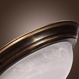 Lampada da soffitto di ispirazione antica con 2 luci