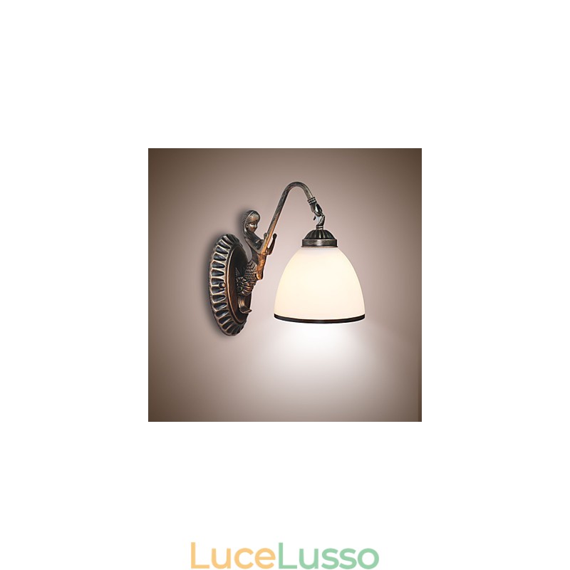 Lampada da parete per veranda, balcone, caffetteria, soggiorno, camera da letto, stile europeo, retrò