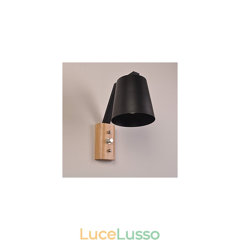Moderna contemporanea country finitura ossido nero caratteristica per applique da parete downlight applique da parete