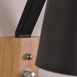 Moderna contemporanea country finitura ossido nero caratteristica per applique da parete downlight applique da parete