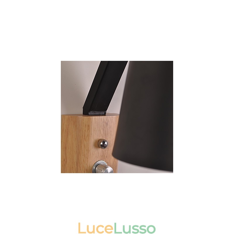 Moderna contemporanea country finitura ossido nero caratteristica per applique da parete downlight applique da parete