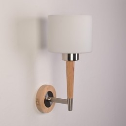Lampada da parete in vetro Caratteristica per applique da parete in stile mini con luce ambientale