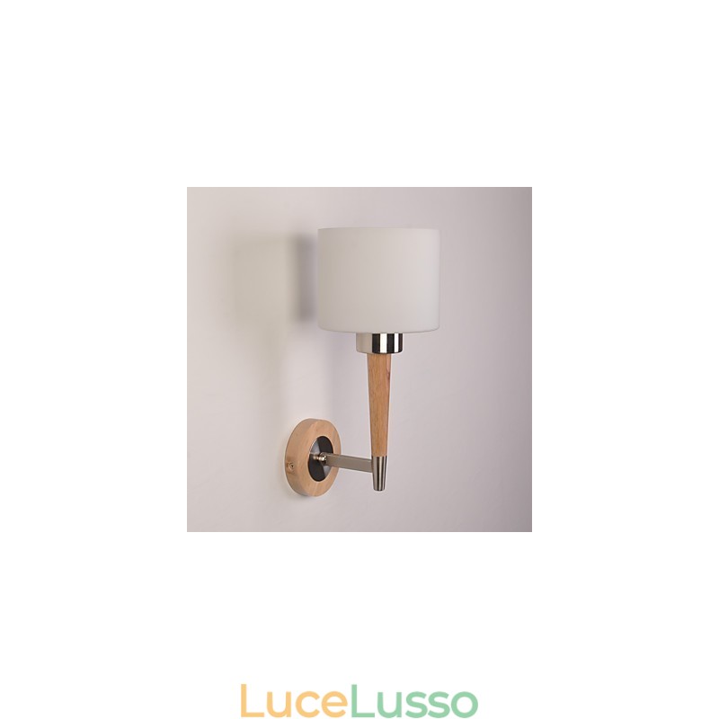 Lampada da parete in vetro Caratteristica per applique da parete in stile mini con luce ambientale