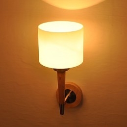 Lampada da parete in vetro Caratteristica per applique da parete in stile mini con luce ambientale