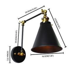 Rustic Lodge Tradizionale Classico Dipinto Caratteristica per Applique Downlight Applique