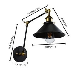Rustic Lodge Tradizionale Classico Dipinto Caratteristica per Applique Downlight Applique