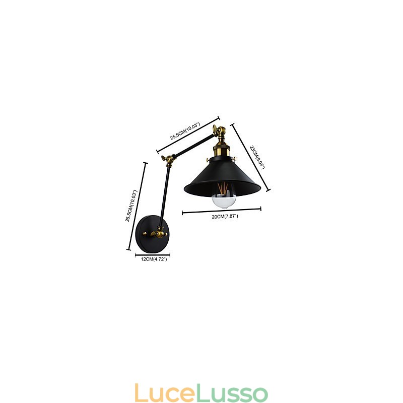 Rustic Lodge Tradizionale Classico Dipinto Caratteristica per Applique Downlight Applique