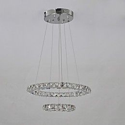 Lampadario tradizionale classico in metallo cromato