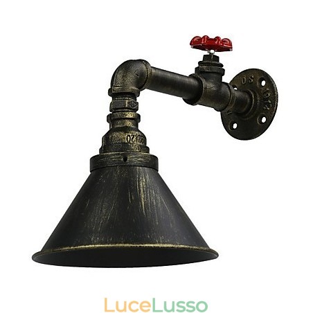 loft Retro Industrial Wall Sconce Ristorante e Bar Lampada da parete in metallo per tubi dell'acqua loft Retro Industrial Wall Sconce Ristorante e Bar Lampada da parete in metallo per tubi dell'acqua