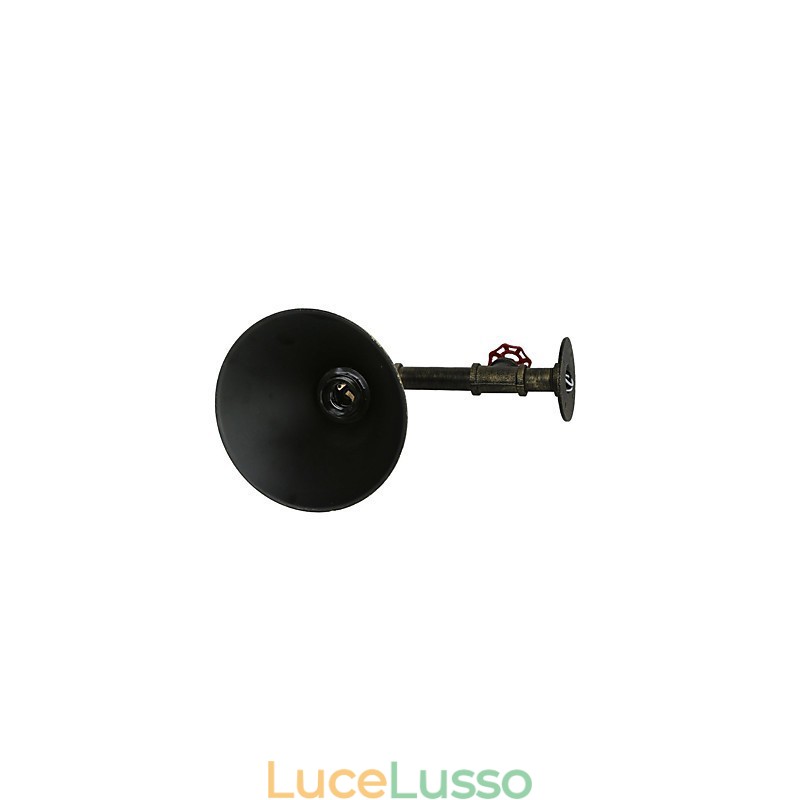 loft Retro Industrial Wall Sconce Ristorante e Bar Lampada da parete in metallo per tubi dell'acqua