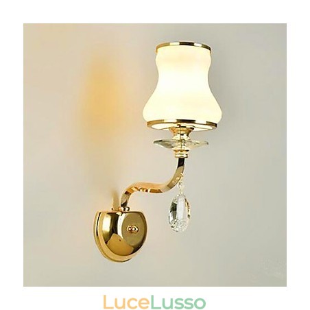 Moderna contemporanea elettroplaccata caratteristica per cristallo mini stile protezione degli occhi luce ambientale applique da parete Moderna contemporanea elettroplaccata caratteristica per cristallo mini stile protezione degli occhi luce ambientale applique da parete