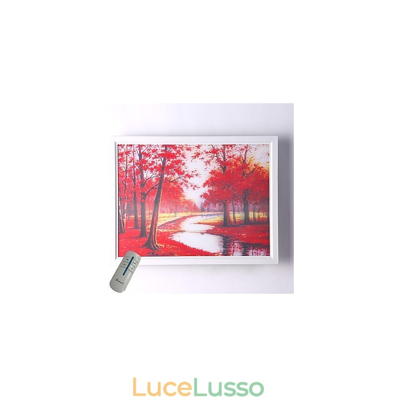 Pittura moderna contemporanea integrata, caratteristica moderna contemporanea per applique da parete con luce ambientale