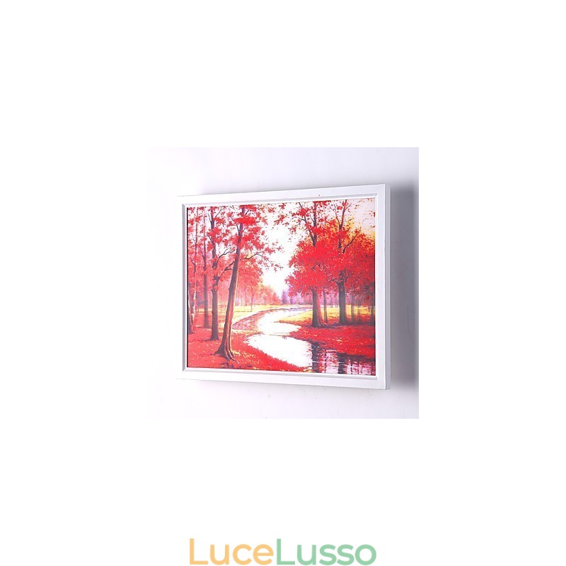 Pittura moderna contemporanea integrata, caratteristica moderna contemporanea per applique da parete con luce ambientale
