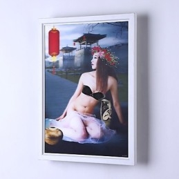 Pittura moderna contemporanea integrata, caratteristica moderna contemporanea per applique da parete con luce ambientale