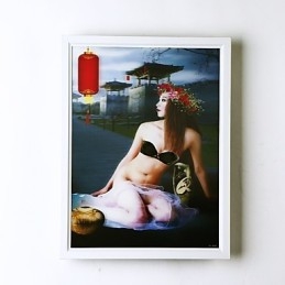 Pittura moderna contemporanea integrata, caratteristica moderna contemporanea per applique da parete con luce ambientale