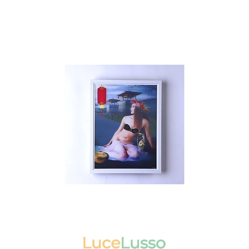 Pittura moderna contemporanea integrata, caratteristica moderna contemporanea per applique da parete con luce ambientale