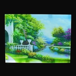 Pittura moderna contemporanea integrata, caratteristica moderna contemporanea per applique da parete con luce ambientale