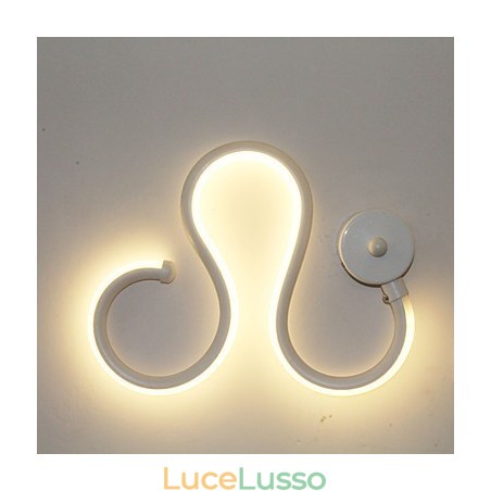 Lampada moderna minimalista Lampada in alluminio Lampada da comodino per camera da letto Decorazione Designer Illuminazione per corridoio a forma di lampade creative per soggiorno