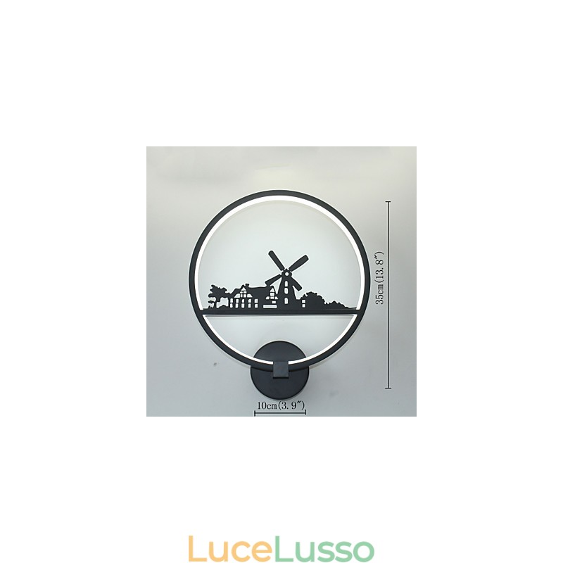 Pittura moderna contemporanea Caratteristica per luci da parete con luce ambientale Lampada da parete