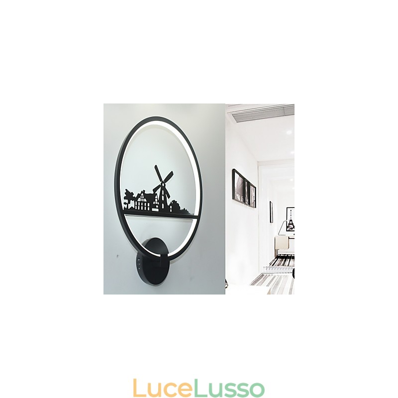 Pittura moderna contemporanea Caratteristica per luci da parete con luce ambientale Lampada da parete