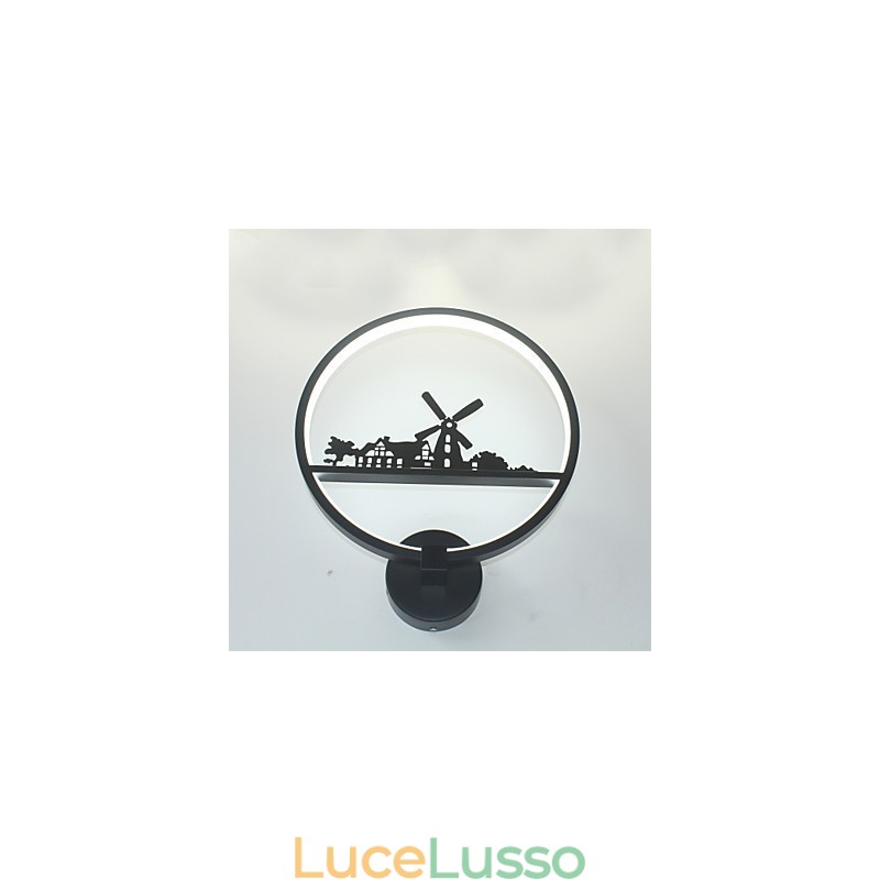 Pittura moderna contemporanea Caratteristica per luci da parete con luce ambientale Lampada da parete