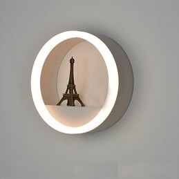 Pittura moderna contemporanea integrata, caratteristica moderna contemporanea per applique da parete con luce ambientale