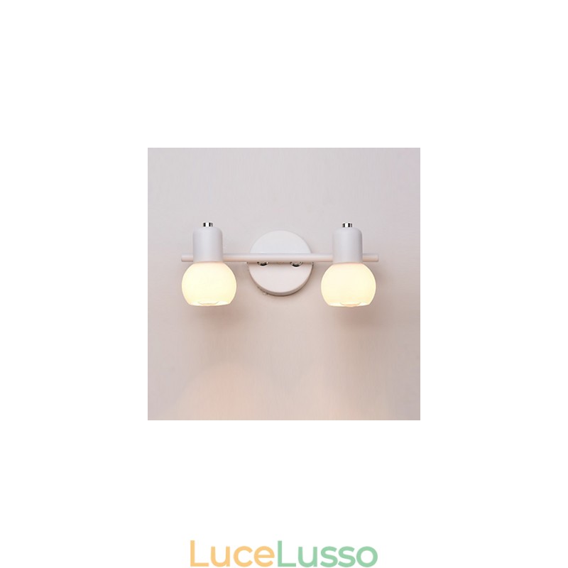 Lampada da parete in vetro moderna contemporanea caratteristica luce ambientale applique da parete applique da parete
