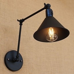 Caratteristica di verniciatura retrò del paese per le luci del braccio oscillante di protezione degli occhi in stile mini