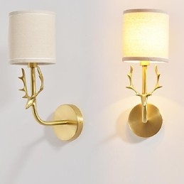 Semplice vintage tradizionale classico in ottone caratteristica per mini stile luce ambientale applique da parete luce da parete