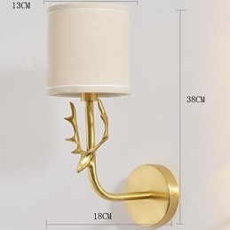 Semplice vintage tradizionale classico in ottone caratteristica per mini stile luce ambientale applique da parete luce da parete