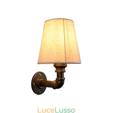 Applique da parete rustica in ottone per luce ambientale Applique da parete rustica in ottone per luce ambientale