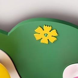 Moderno contemporaneo in legno e bambù a filo