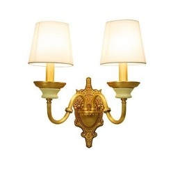 Semplice paese tradizionale classico ottone caratteristica per mini stile applique da parete uplight luce da parete