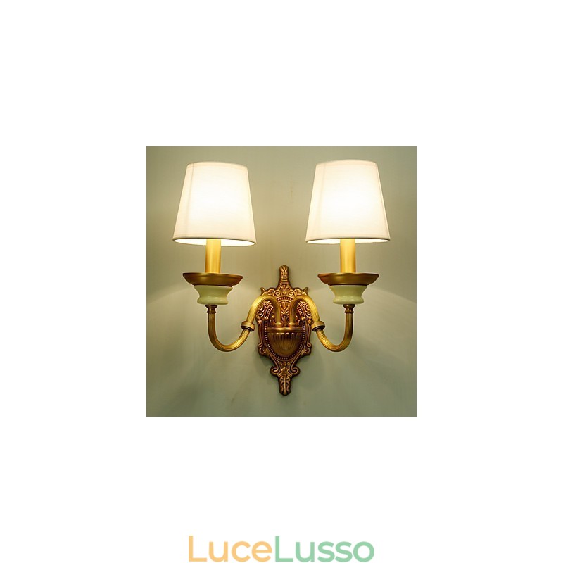 Semplice paese tradizionale classico ottone caratteristica per mini stile applique da parete uplight luce da parete