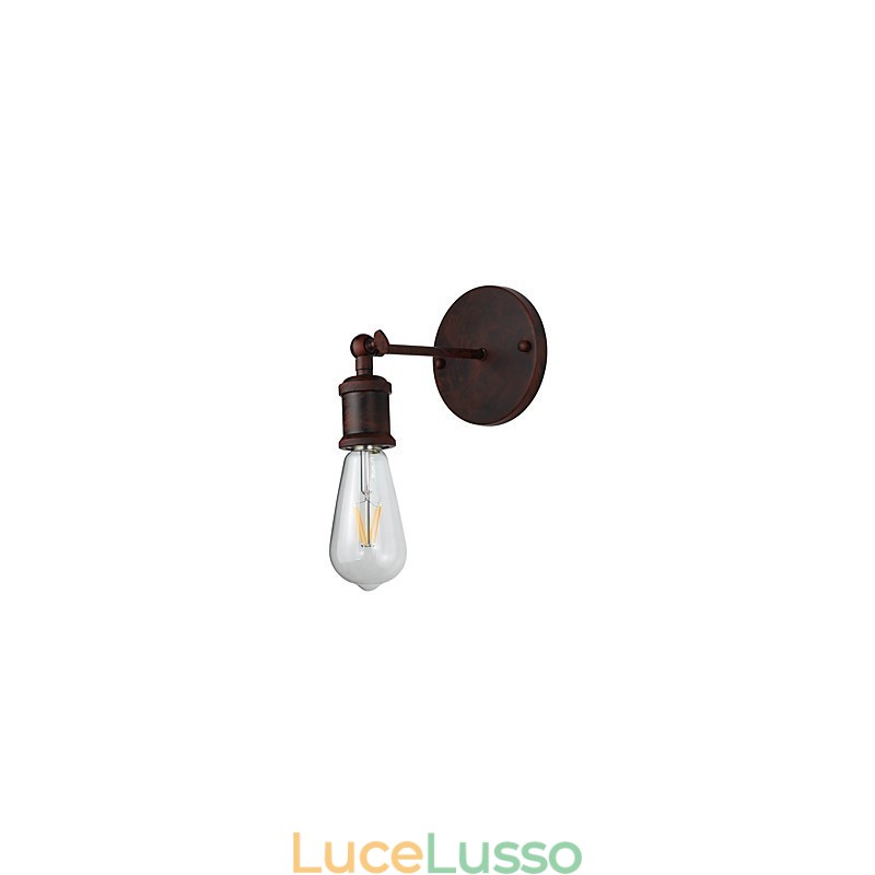 American Bar Cafe Restaurant Comodino Minimalista Corridoio Ferro Ferruginoso Applique da Parete