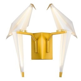 Caratteristica integrata semplice tradizionale classica country gold per luce ambientale in stile mini
