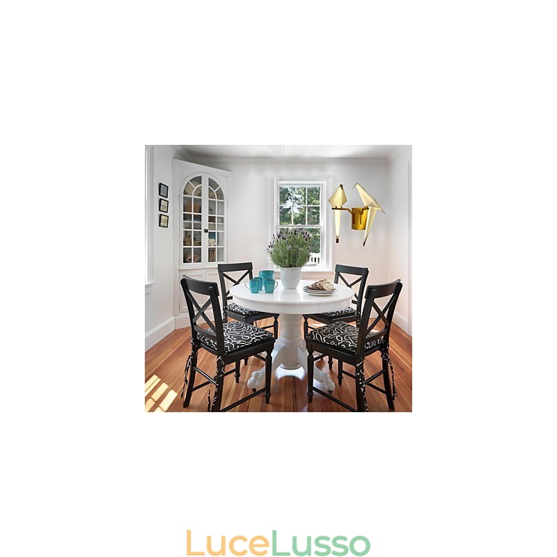 Caratteristica integrata semplice tradizionale classica country gold per luce ambientale in stile mini