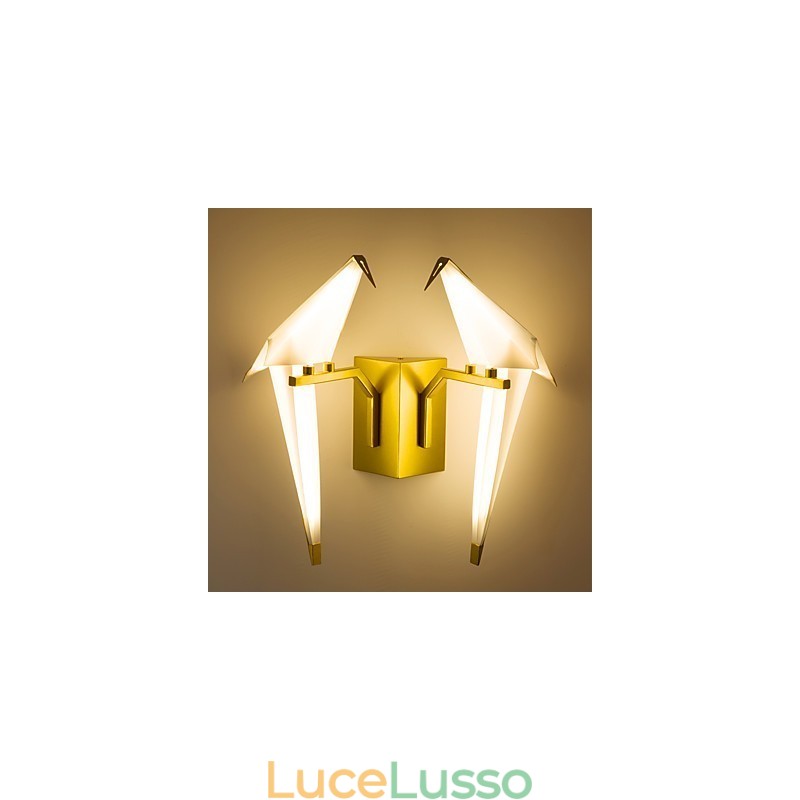Caratteristica integrata semplice tradizionale classica country gold per luce ambientale in stile mini
