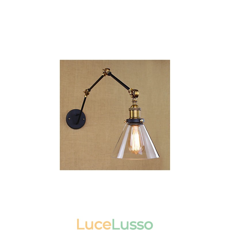 Semplice caratteristica di pittura retrò vintage country per la protezione degli occhi del braccio oscillante Luce ambientale