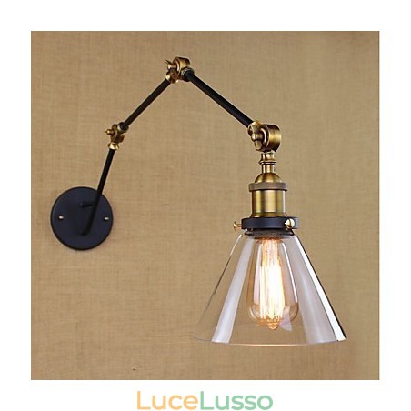 Semplice caratteristica di pittura retrò vintage country per la protezione degli occhi del braccio oscillante Luce ambientale