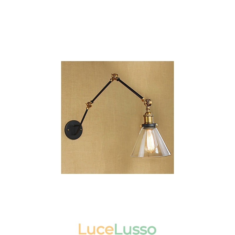 Semplice caratteristica di pittura retrò vintage country per la protezione degli occhi del braccio oscillante Luce ambientale